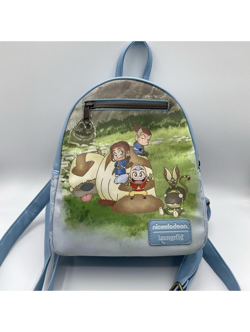 Avatar The Last Airbender Chibi Aang LOUNGEFLY NICKELODEON Anime Mini Backpack